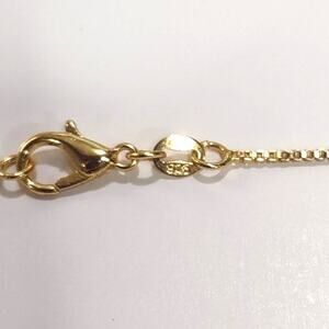 Gold Plated 925 Silver Necklace Our Lady Virgin Mary Catholic Valentines Gift